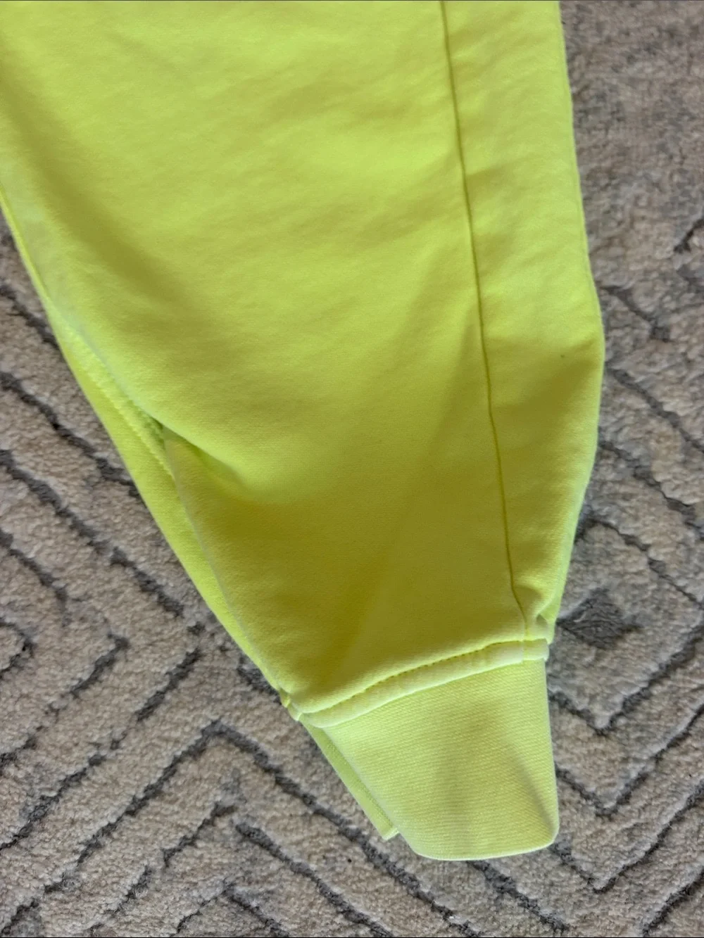 lululemon athletica Neon Yellow Drawstring Joggers